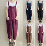 Women’s autumn-winter solid jumpsuits