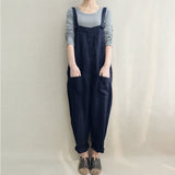 Women’s autumn-winter solid jumpsuits