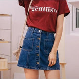 Summer Denim Mini Skirt